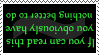 A black stamp with a white border. There is upside-down bright green text which reads If you can read this you obviously have nothing better to do