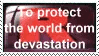 A stamp with a white border that flashes up images of Team Rocket from Pokemon with the Team Rocket Motto appearing in white text in front of them. The motto reads Prepare for trouble! And make it double! To protect the world from devastation! To unite all peoples within our nation! To denounce the evils of truth and love! To extend our reach to the stars above! Jessie! James! Team Rocket blasts off at the speed of light! Surrender now, or prepare to fight!
